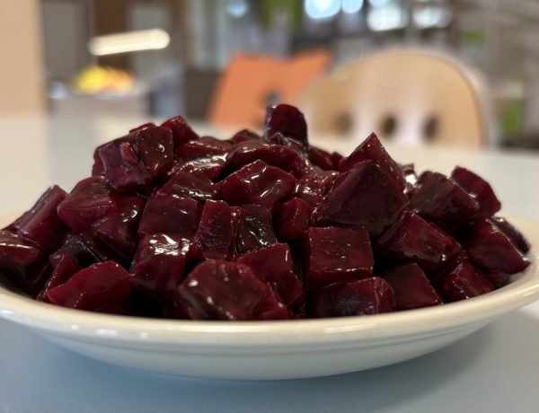 Beet salad at French School Cafeteria